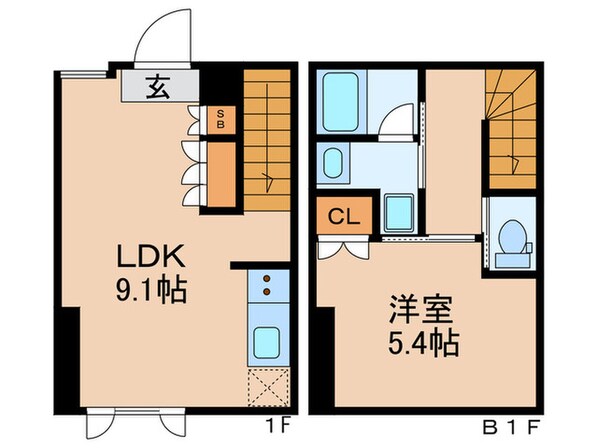 ウーヴァス池袋の物件間取画像